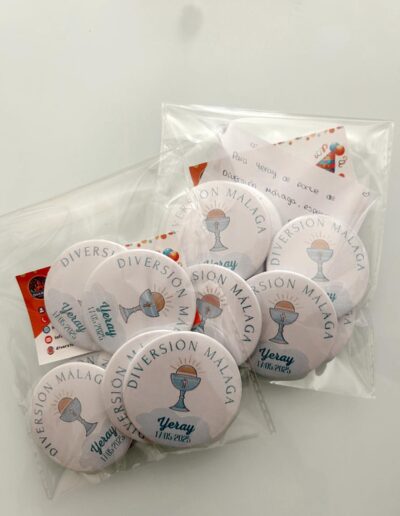 hapas personalizadas para comunión en eventos en Málaga organizados por Diversión Málaga