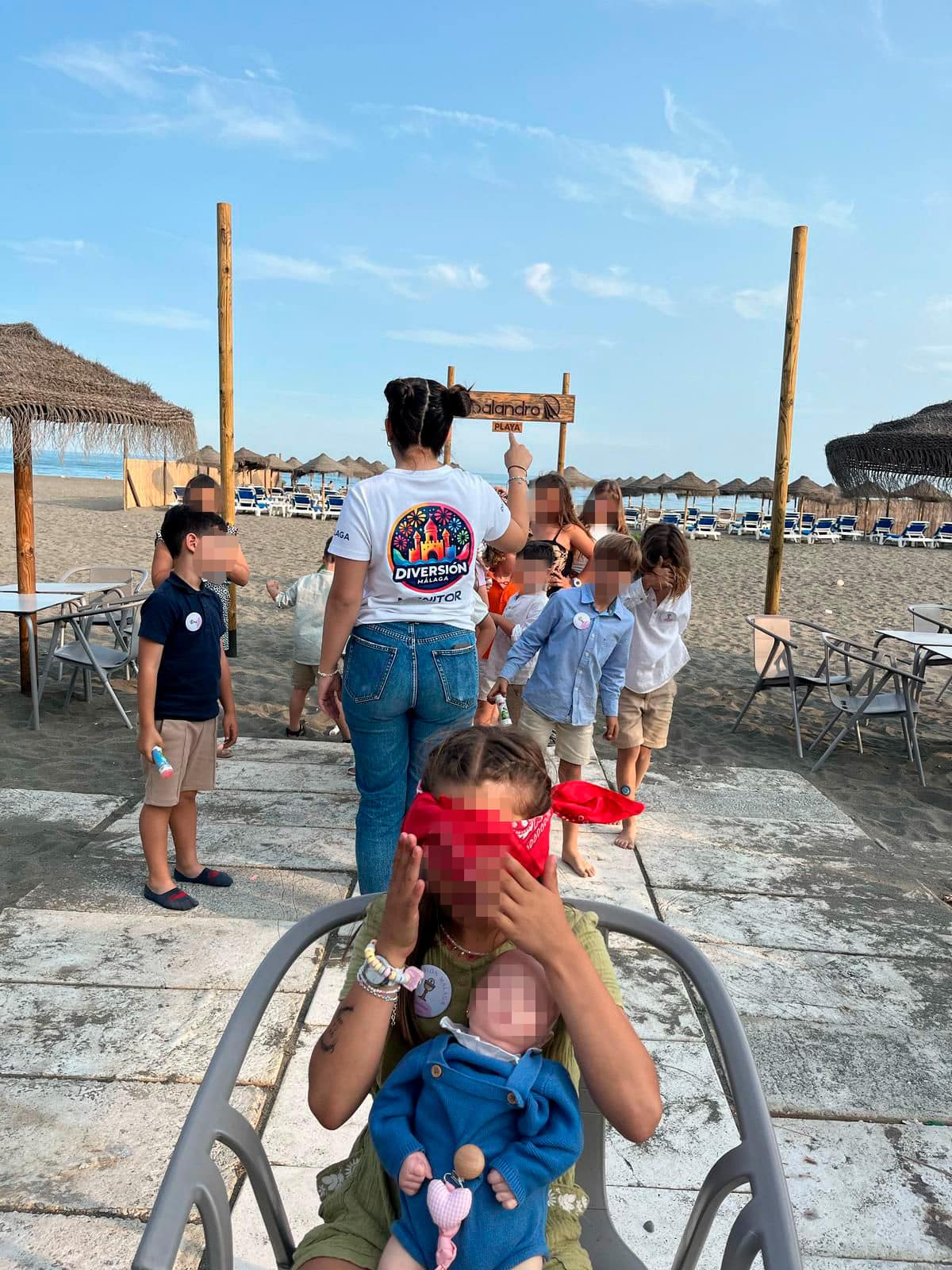 Eventos en Malaga (9) Niños disfrutando en un evento con pintacaras organizado por Diversión Málaga
